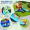 Outdoor Inflatable Water Slide Bounce House With Ball Pit Water Cannon For Kids